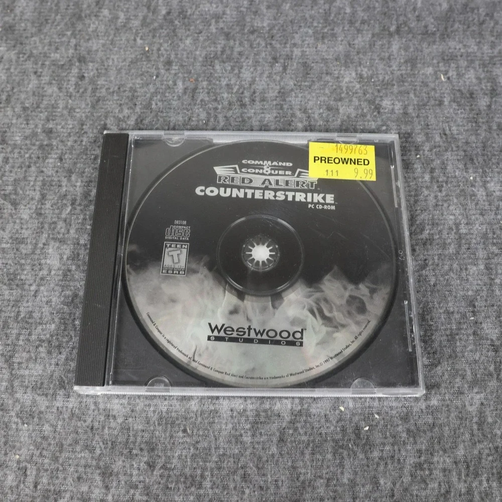 Command & Conquer Red Alert 2 PC Game Counterstrike Expansion Pack Westwood
